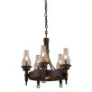 Meyda Tiffany Greenbriar 5 Light Wagon Wheel Chandelier Meyda Tiffany Greenbriar 5 Light Wagon