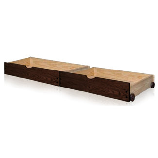 2 Drawer Finish: Espresso by Wildon Home
