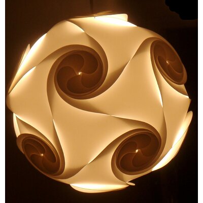 Small Nimbus Lightshade in White by Electric Firefly