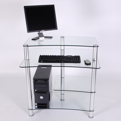 32 W Computer Desk with Keyboard Tray image