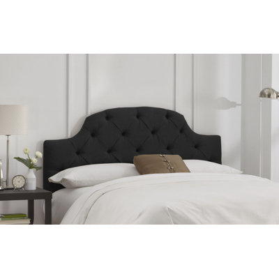 Low Price Tufted Upholstered Headboard Size Queen Finish Linen Swedish Blue Maki88uopb