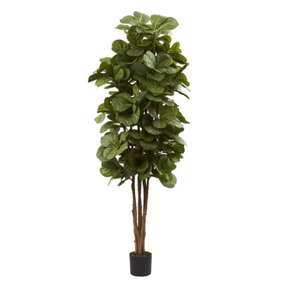 Nearly Natural Fiddle Leaf Fig Tree in Pot