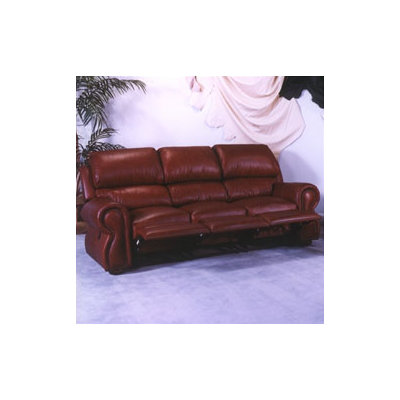 Omnia Furniture Cordova Reclining Sofa Cordova Leather Reclining Sofa