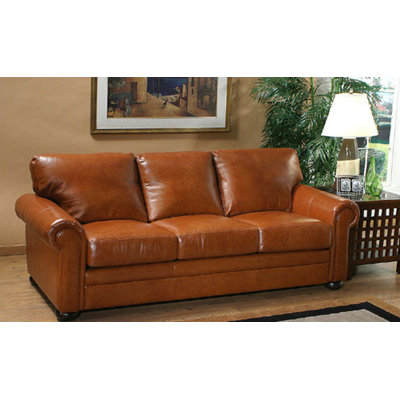 Omnia Leather GEO-3LRS Georgia Leather 3 Seat Sofa Living Room Set