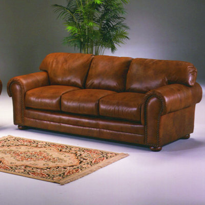 Omnia Furniture CHEY – 3S Winchester Cheyenne Leather Sofa