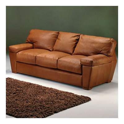 Omnia Furniture Prescott 3 Seat Sofa Prescott Leather Sofa