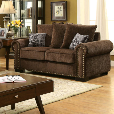 IDF-6127-LV XHX2988 Hokku Designs Santini Chenille Loveseat