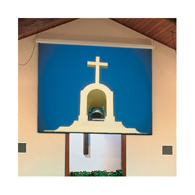 See Targa Ecomatt Electric Projection Screen Viewing Area: 84 H x 108 W More Images