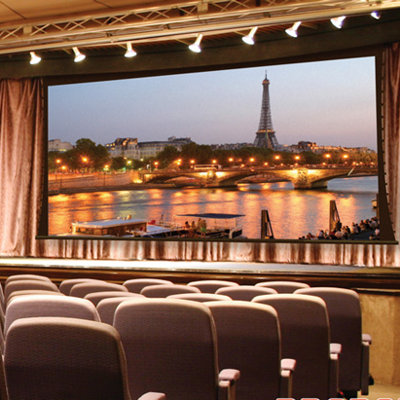 See Paragon/Series V Clear Sound Perf AV Format Electric Projection Screen Viewing Area: 216 H x 216 W More Images