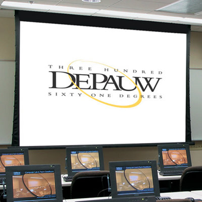 See Premier Pearl White Electric Projection Screen with Low Voltage Motor Size/Format: 193 diagonal / 16:9 More Images