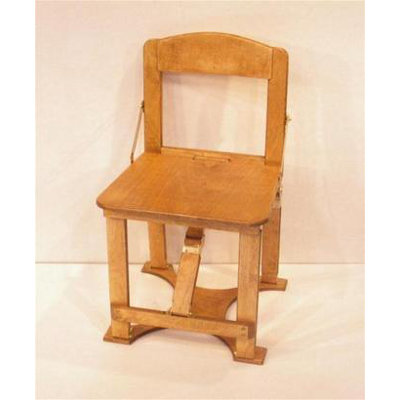Folding Side Chair NCAA Team: Dark Walnut
