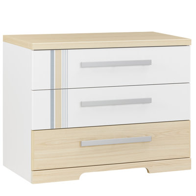 Titouan 3 Drawer Chest of Drawers at Wayfair Titouan 3 Drawer Chest of Drawers.