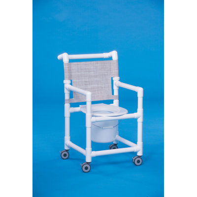 mesh shower chair with wheels
