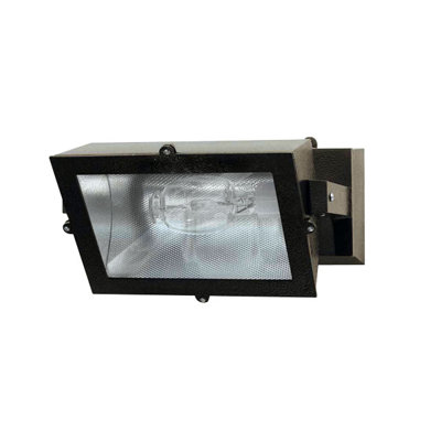200W MHPS MT Adjustable Outdoor Wall Light with Clear Glass in Bronze
