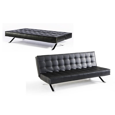 VGIDJK044-3 VGX1564 VIG Furniture Divani Casa Santa Fe Convertible Sofa