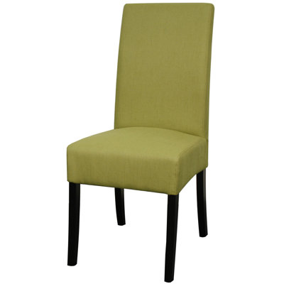 Valencia Fabric Side Chair Color: Lime