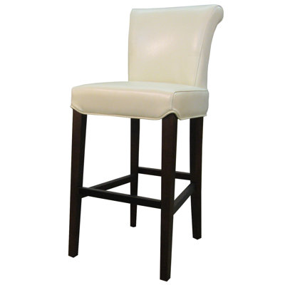 Bentley 30 inch Bar Stool with Cushion Upholstery: Beige