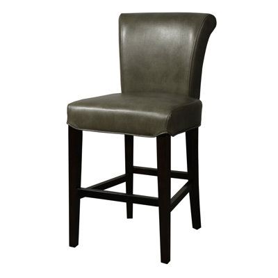 Bentley 26 inch Bar Stool with Cushion Upholstery: Quarry