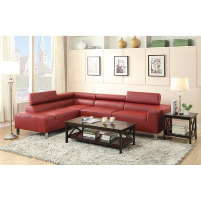 Poundex F7300 Bokona Miter Sectional Upholstery