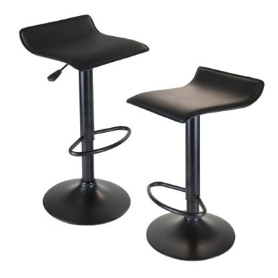 Obsidian Adjustable Height Swivel Bar Stool