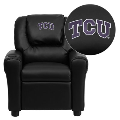 NCAA Kid's Recliner Material: Vinyl NCAA Team: Texas Christian University Horned Frogs image