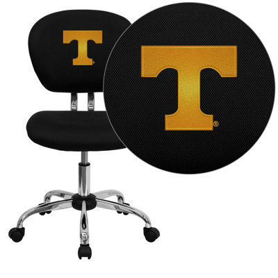 NCAA Embroidered Mid-Back Mesh Task Chair NCAA Team: Tennessee Arms: Not Included image