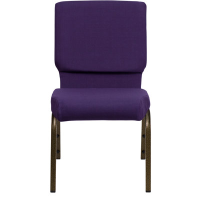 Hercules Series 18.5 Personalized Royal Fabric Stacking Church Chair image