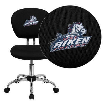 NCAA Embroidered Mid-Back Mesh Task Chair NCAA Team: South Carolina Aiken Pacers Arms: Not Included image