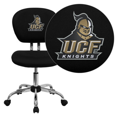 NCAA Embroidered Mid-Back Mesh Task Chair NCAA Team: UCF Arms: Not Included image