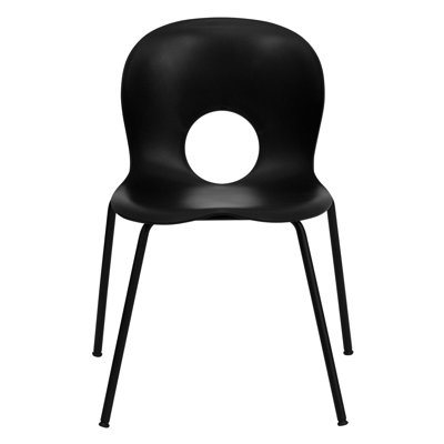 Hercules Series Stacking Side Chair Finish: Black, Quantity: Set of 30