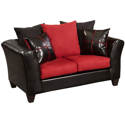 RS-4170-04L-GG FFC4120 Flash Furniture Riverstone Victory Lane Cardinal Modular Loveseat