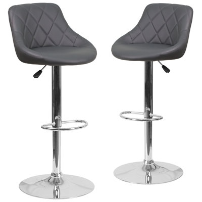 Adjustable Height Swivel Bar Stool