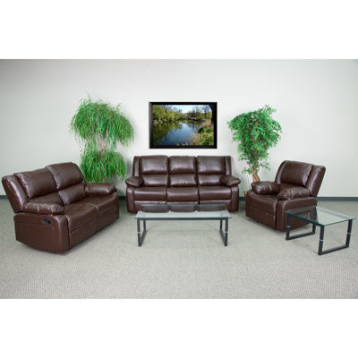 BT-70597-RLS-SET-BN-GG Flash Furniture Living Room Sets
