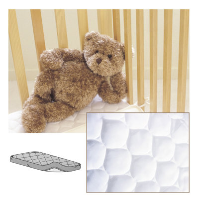 American Baby Company Waterproof Quilted Mini Crib Mattress Pad