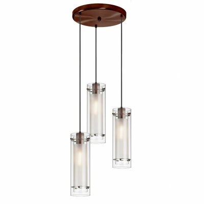 Foyer Pendant Series 3 Light Foyer Pendant Finish: Oil Brushed Bronze