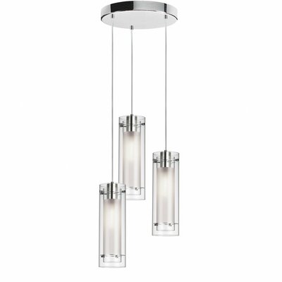 Foyer Pendant Series 3 Light Foyer Pendant Finish: Polished Chrome