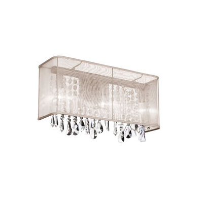 6 Light Crystal Chandelier Shade color: Oyster