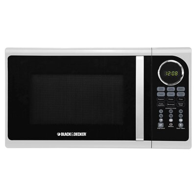 0.9 Cu. Ft. 900W Microwave Color: White image