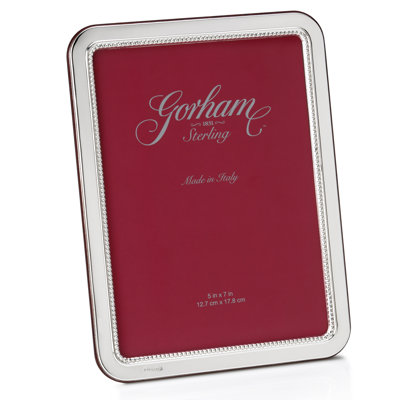 Mirabelle 5 x 7 Sterling Silver Picture Frame image