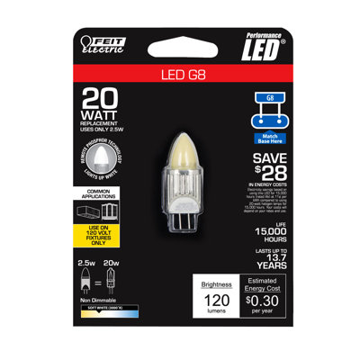 3W Beige 120-Volt LED Light Bulb