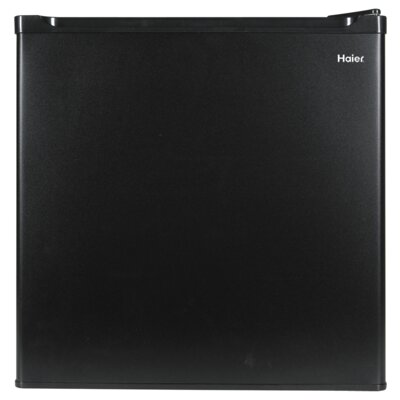 1.7 Cu. Ft. Energy Star Qualified Compact Refrigerator-Freezer Color: Black image