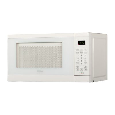0.7 Cu. Ft. 700W Countertop Microwave Color: White image