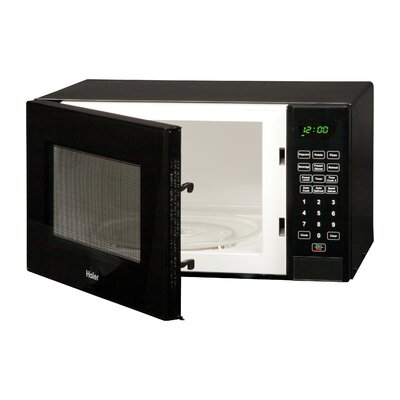0.9 Cu. Ft. 900W Countertop Microwave Color: Black image