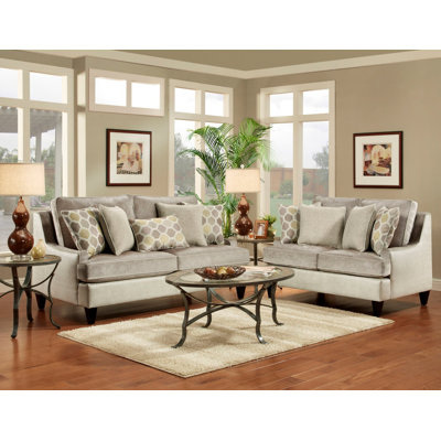 Wildon Home JH-2128-03-S Monte Carlo Living Room Collection
