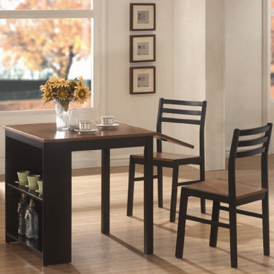 3 Piece Dining Set with Drop Leaf