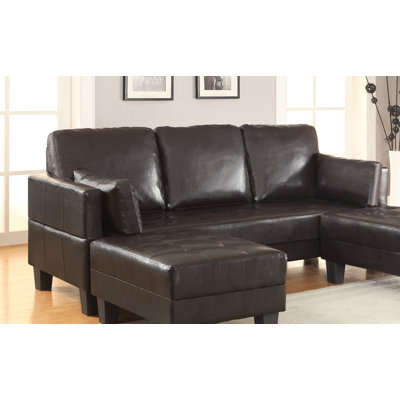 411315 CST16910 Wildon Home Sleeper Sofa & 2 Ottomans