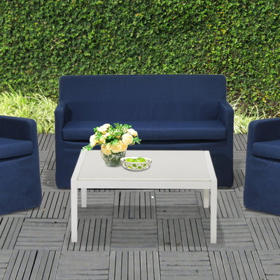 XG5712EP UT4260 Wildon Home Ainsley 2 Piece Coffee Table and Loveseat Set