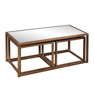 Wildon Home Ille 3 Piece Nesting Coffee Table Set Wf7404 Ut3509