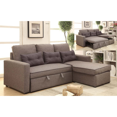 2075-DB CST27081 Wildon Home Pull Out Sofa