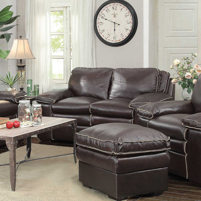CST39560 28185017 CST39560 Wildon Home Regalvale Leather Modular Loveseat Upholstery